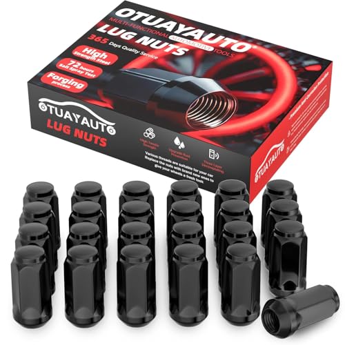 Image of OTUAYAUTO 9 /16-18 24PCS Lug Nuts - Replacement for 2005-2011 Dodge Dakota
