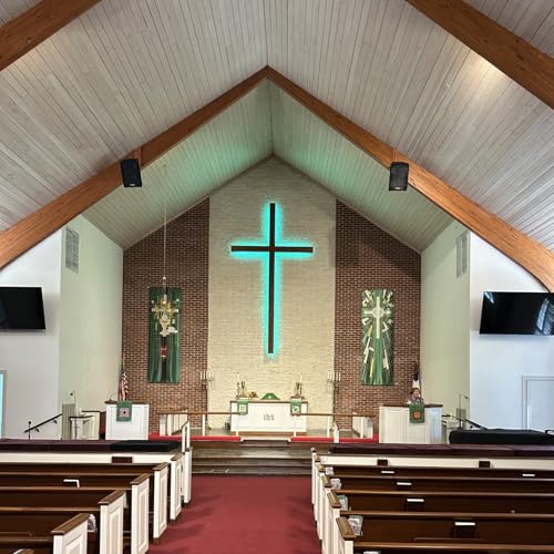 ATCD LED Wall Washer Light with RF Remote, 144W RGBW 5700K Dimmable Linear Wall Wash Light Bar, 120V-277VAC, 40" Long Perfect for Church, Wedding Hall, Retail Stores and Haunted Houses by ATCD - Used condition - Image 6
