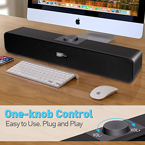 Votntut KKSHOP Computer Speakers, Wired Usb Mini Sound Bar Speaker thumb #2