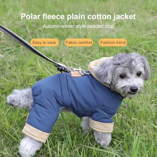 Abrigo para perros pequeños ropa de invierno exterior de cuatro patas protectora cálida 5