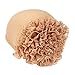 Produktbild kopfbedeckung Headwrap,Zolimx Frauen Indien Hut muslimischen Rüschen Krebs Chemo Hut Beanie Schal Turban Kopf wickeln Cap (Khaki)