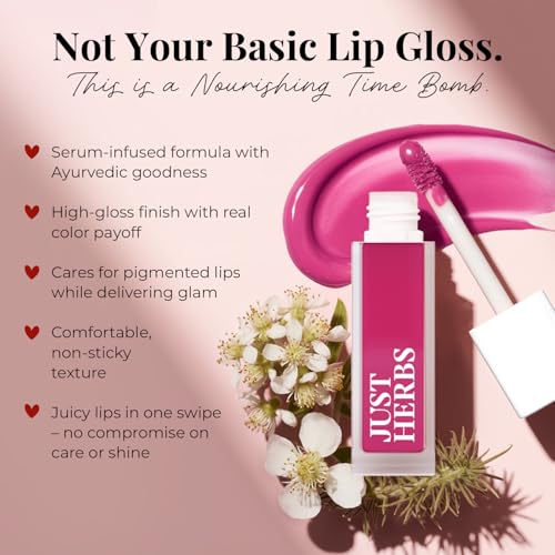 Just Herbs 4 IN 1 Lip Gloss for Women - Image 4