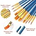 30 PCS Acrylic Paint Brushes Set (3×10 Pack), All-Levels Artist Paint Brushes for Acrylic, Watercolor, Oil Painting - Fine Detailing with Durable Nylon Bristles, Kid-Friendly & Classroom Supplies