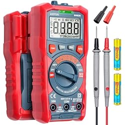 AstroAI Digital Multimeter, TRMS 4000 Counts, Auto-Ranging, Battery Test | 1.5V/9V/12V Battery Testing, Auto & Home Diagnostics, NCV Detection, Capacitance Measurement, CAT III 600V
