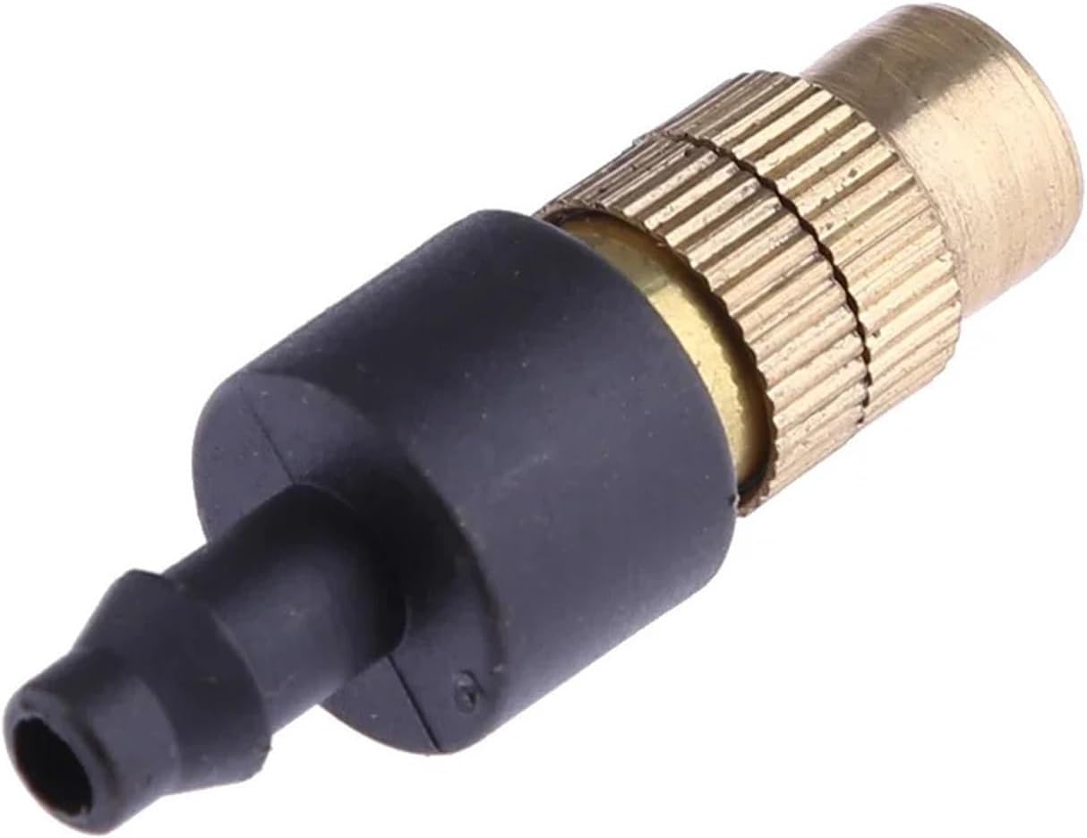 10-100pcs 4/7 Dripper Drip Head Adjustable Brass Sprinkler Head Agricultural Misting Nozzles Gardening Irrigation for Garden, Patio, Greenhouse(39mm-30PCS)