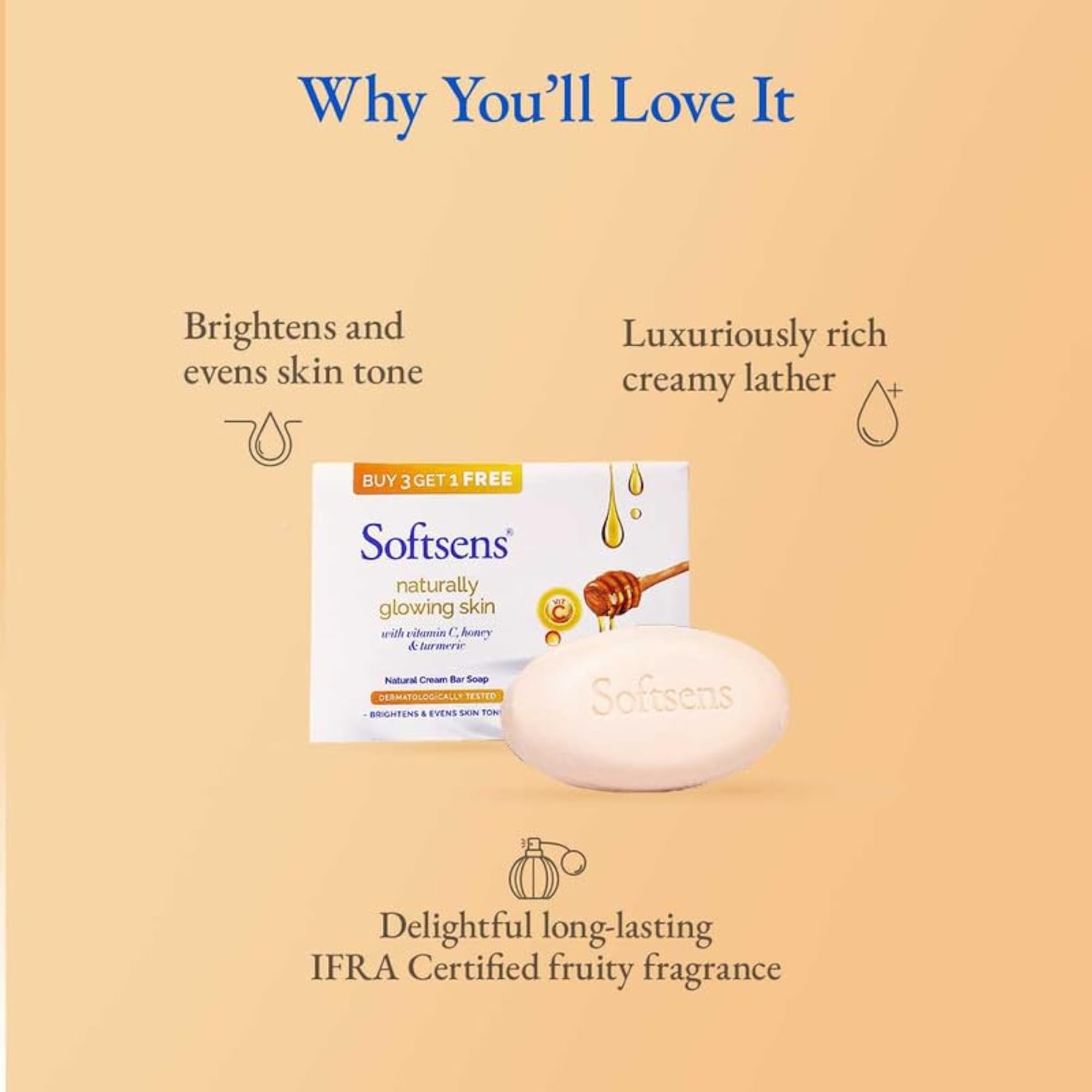 Natural Glowing Skin Cream Bar Soap - 800g