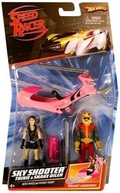 Speed Racer Sky Shooter With Trixie X & Snake Oiler Action Figure 2-Pack