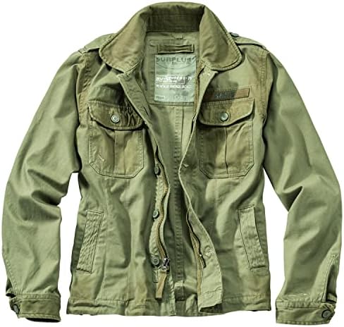 Amazon.co.jp: Surplus Heritageヴィンテージジャケットオリーブ US 