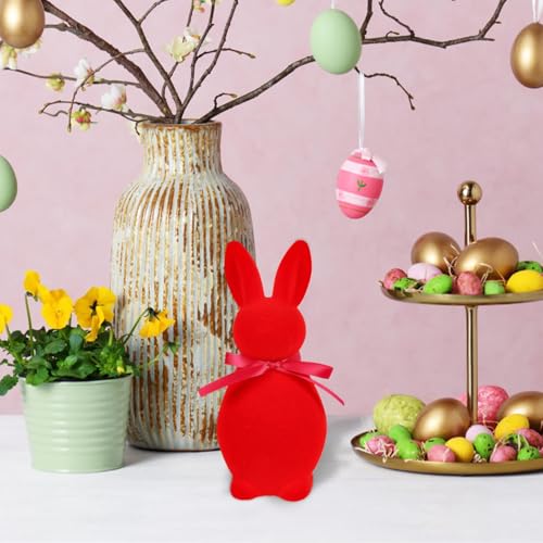 Afflierte Osterkaninchen, Flied Kaninchenfiguren - Flied Statue Dekorationen Von Kaninchen -Ostern | Tischzentren, Kaninchen -Figuren Für Schreibtischdekoration, Dekorationsfeierversorgungen
