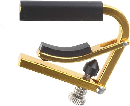 Shubb L9 Capo for Ukulele, Lite Aluminum Gold