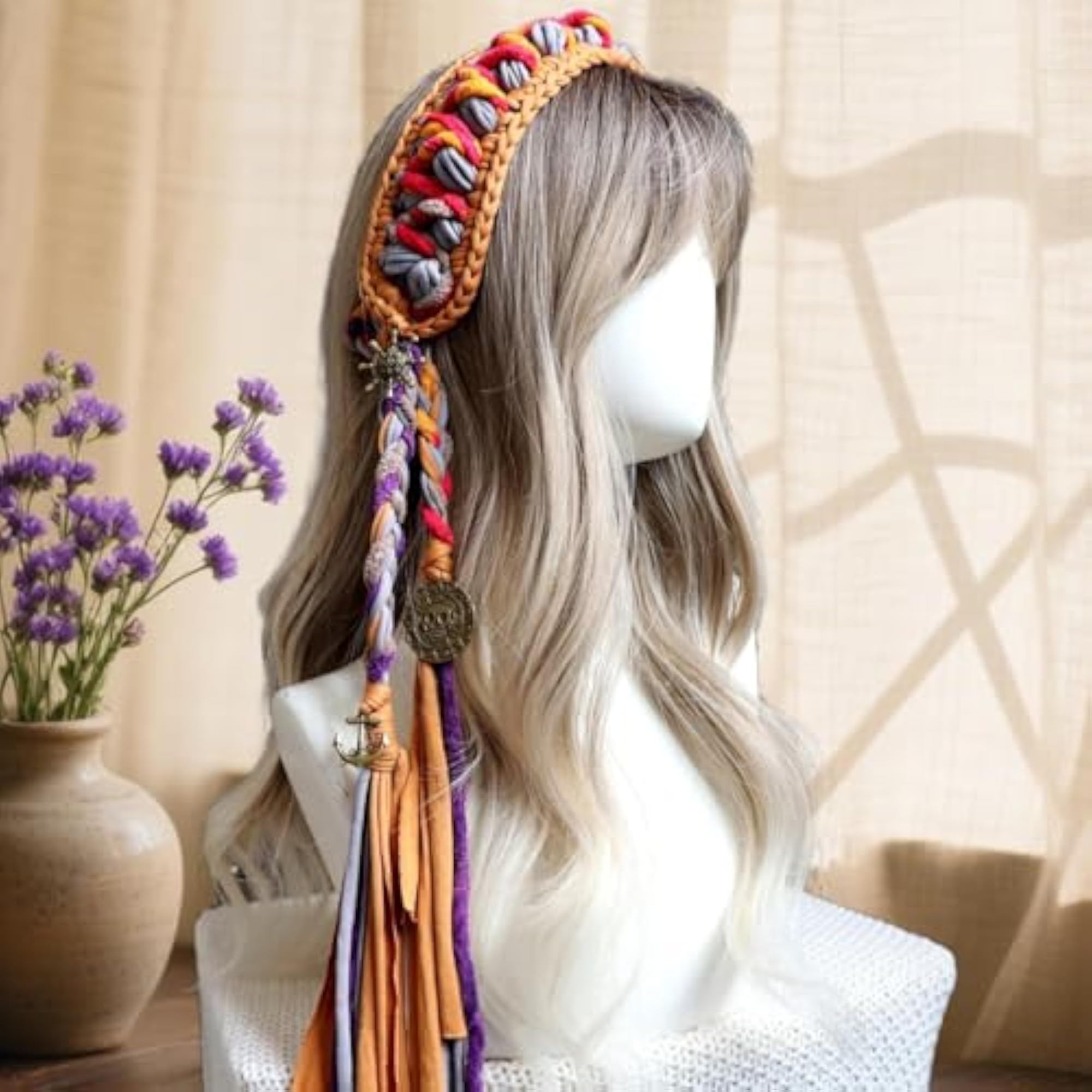 Women's Boho Cute Head Kerchief Hair Band for Outdoor Activities