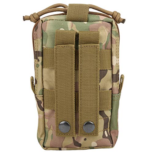 Suchinm Riñonera Deportiva de 7.1x5.3 Pulgadas, riñonera al Aire Libre, para Senderismo o Ciclismo, Escalada en Roca para Hombres o Mujeres, Regalos(CP Camouflage)