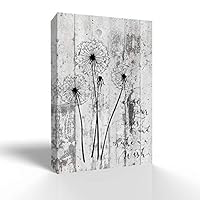 SIGNWIN Canvas Wall Art Dandelion Illustration Canvas Prints Home Artwork Decoration for Living Room,Bedroom - 12x18 inches