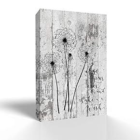 SIGNWIN Canvas Wall Art Dandelion Illustration Canvas Prints...