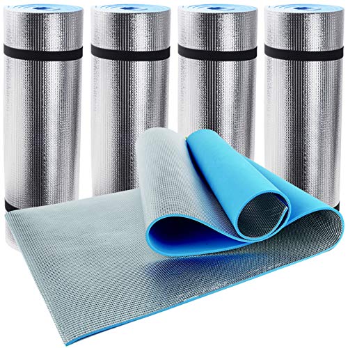 IMIKEYA tapete de espuma portátil impermeável para acampamento com tapete de espuma para yoga e acam