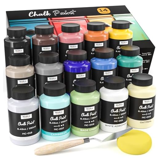 14 Colors Ultra Matte Chalk Paint Set