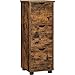 Produktbild VASAGLE Schmaler Badezimmerschrank, Badschrank, 3 Schubladen, Kommode, 30 x 30 x 80 cm, Bad, Wohnzimmer, Schlafzimmer, Küche, vintagebraun BBK150X01