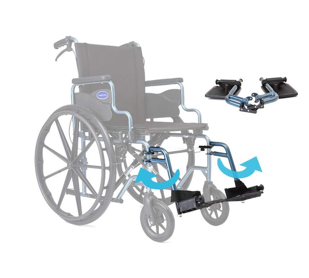 Wózki inwalidzkie Deluxe, lekki, składany, przenośny chodzik, ergonomiczny nadgarstek z oparciem, hamulce ręczne dla osób starszych, niepełnosprawnych użytkowników