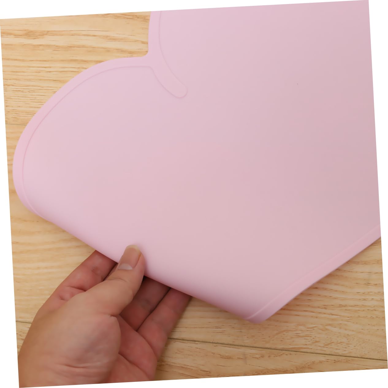 INOOMP 3pezzi Per Silicone Alimentare Design Facilità e Antiaderente Per Ciotole Domestici Rosa