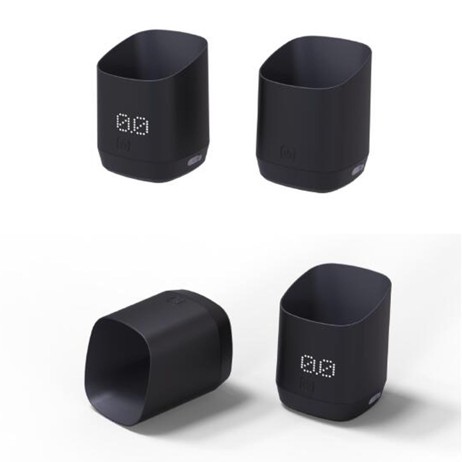 Vikye Báscula de café Digital, Vaso Dosificador de Alta Precisión de 0,1 G con Pantalla LED, Conversión de Gramo/onza de 500 G de Capacidad, Batería de 600 MAh para Máquina de café