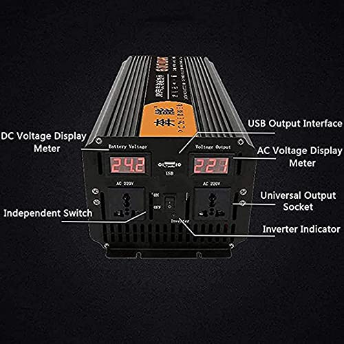 Inversor Carro 3200w, 4000w, 5000w, 6000w, 8000w, 9000w, 12000w, 15000w Power Inverter, 12v / 24v a