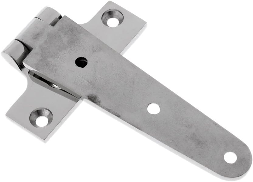 KeuLen Cabinet Hinges,Door Hinges,Bathroom Clamp,2X 6 T Hinge Boat Cabinet Hangar Door Garden Door Tee Strap Hinges Hardware