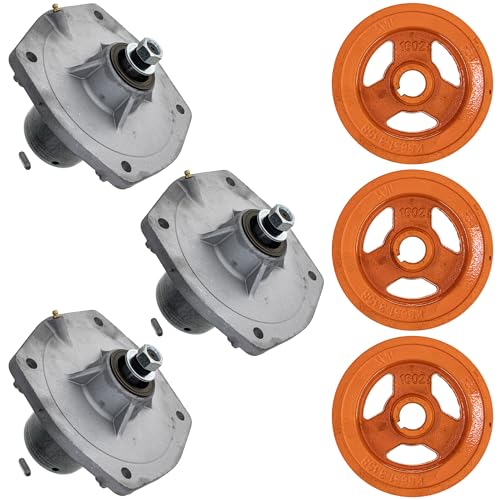 8TEN Deck Spindle Kit for Kubota RCK60RP-1500Z 60-inch K5647-34510 K5651-33580 K5647-34540
