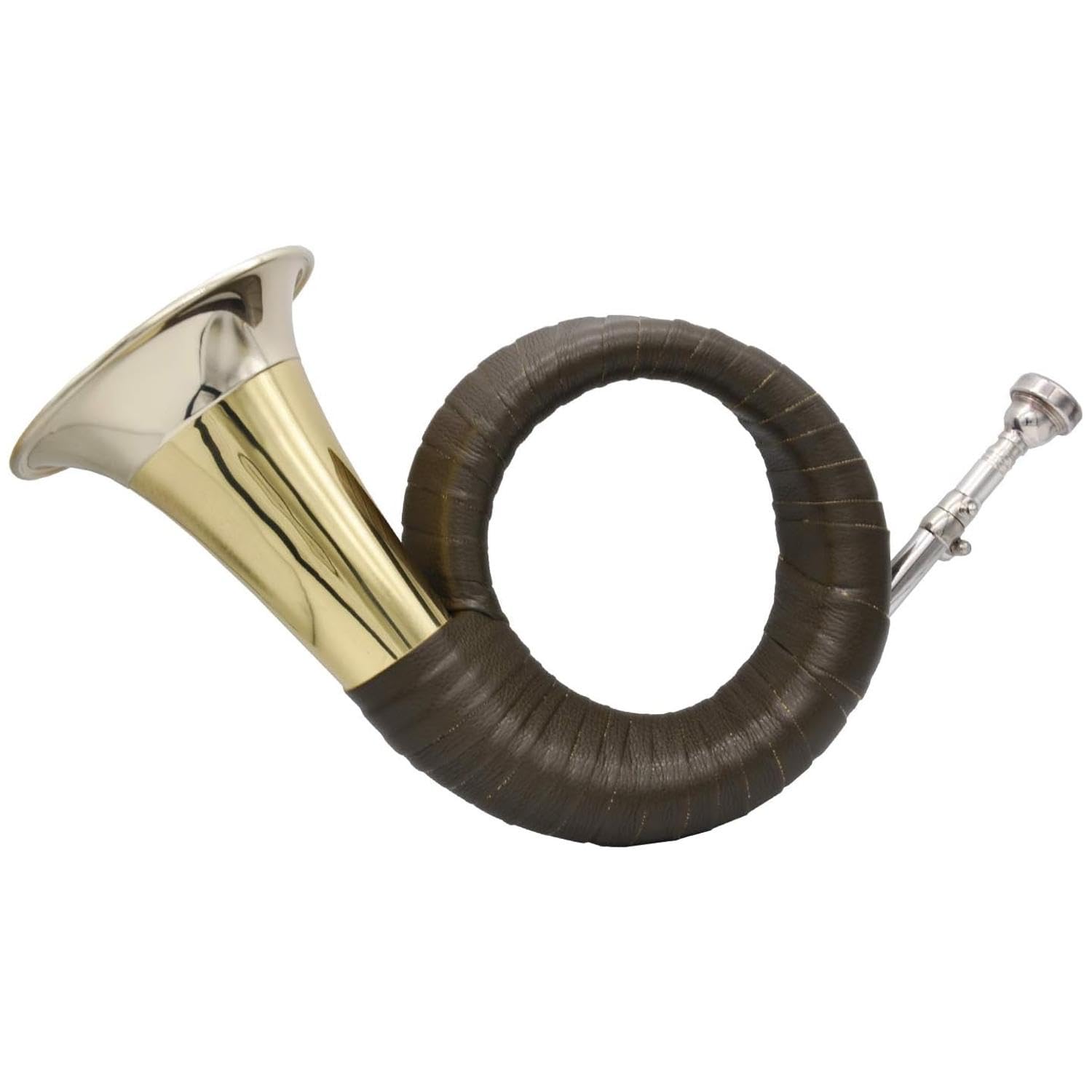 TJG-202 Classic – Fürst-Pless Horn (corno di caccia) in B – Costruzione tradizionale – gambo grande, imbuto da 120 mm, involucro in similpelle – suono elegante e morbido