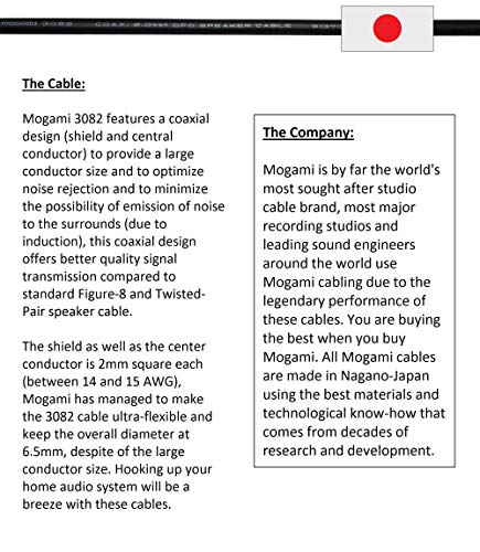 4 Foot - Coaxial Studio Speaker Cable Custom Made By Worlds Best Cables – Using Mogami 3082 Wire & Neutrik Np2X-B Ts & Nl2Fx Speakon Plugs #TOP1