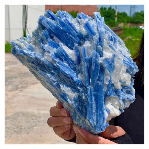 Cyanite Bleue et Cristal de Quartz Brut 80-100g pour Lithothérapie - 7