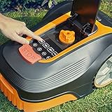 LawnMaster L10 Robotic Lawnmower. Fully Automatic Robot Mower with Auto Charging Docking Station & 20V MAX 2.0Ah Lithium-Ion Battery. For Lawns up to 400m², 18cm Cut Width, Cut Height Adjust - Image 6