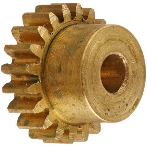 Boston Gear Y3216 Spur Gear, Brass, Inch, 32 Pitch, 0.188" Bore, 0.562" OD, 0.188" Face Width, 16 Teeth Cover