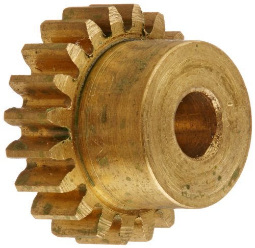 Boston Gear Y3216 Spur Gear, Brass, Inch, 32 Pitch, 0.188
