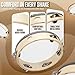 Flexzion Wood Handheld Tambourine 8