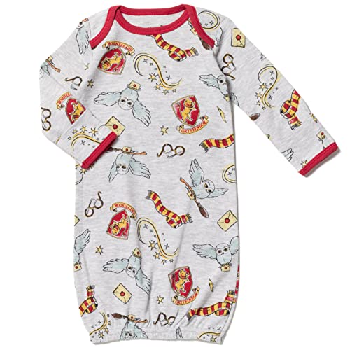 Harry Potter Hedwig Owl Baby Long Sleeve Swaddle Sleeper Gowns Newborn3