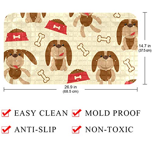 Bébé glisse dans le bain ? Tapis lavable en machine baignoire et douche - 5