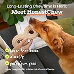 WOOF HonestChew Dog Toy Infinity - Durable Dog Chews - Made with Natural, Plant-Based Ingredients - Splinter-Resistant - Safer Than Dog Bones - Medium - Image 5
