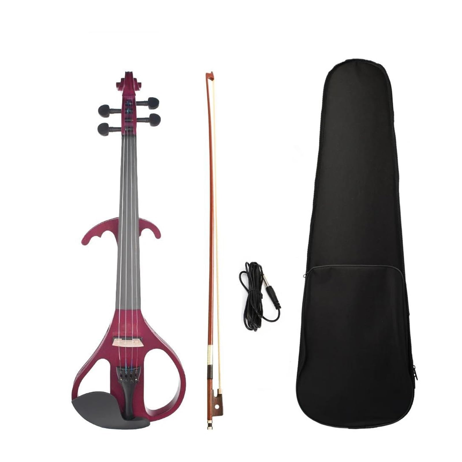 Profesjonalny Instrument Strunowy Skrzypce Pełnowymiarowe Korpus Z Litego Klonu Z Zestawem Akcesoriów Instrumenty Strunowe Skrzypcowe