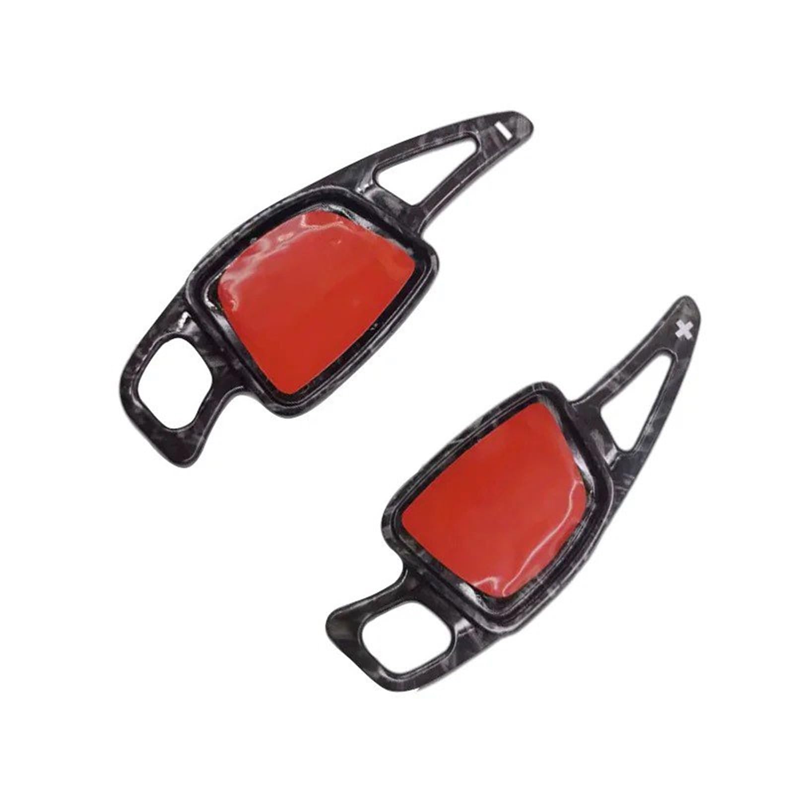Immlsx Forging Pattern Car Shift Paddle For A3 For A4 For A5 For A7 For A8 S4 S5 2020 2021 Abs 2Pcs Car Sports Steering Wheel Shift Paddle Shifter Gear Shifter Paddles(Forging Pattern)