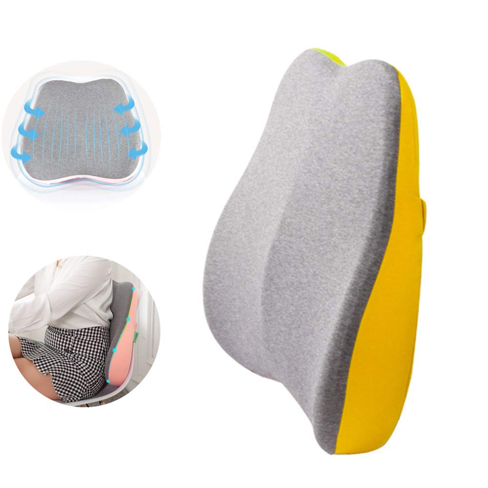 Coussin de soutien lombaire à mémoire de forme et alignement postural optimal