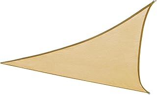 Yardwe Toldo De Deck Toldo De Lona Toldo De Triângulo Toldo De Sombra Viseira De Sol Triângulo Bege Dossel Bloco UV Triângulo De Vela Vela Piscina Pano Blackout Dedicado