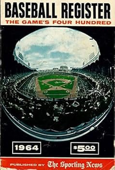 Paperback Baseball Register 1964 edition Book