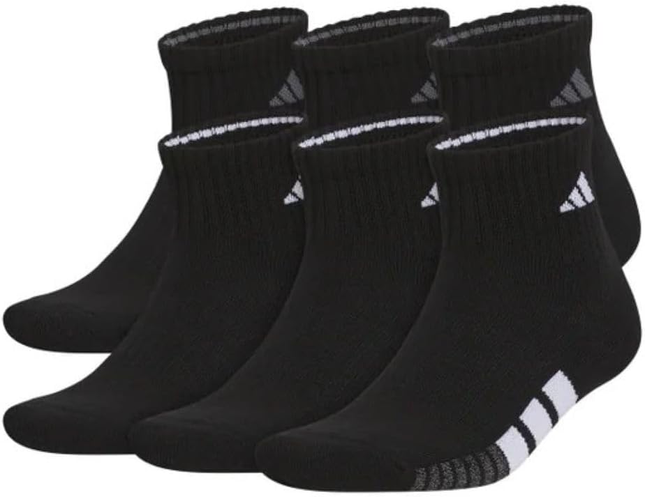 adidas Men's Quarter Sock, 6-Pair