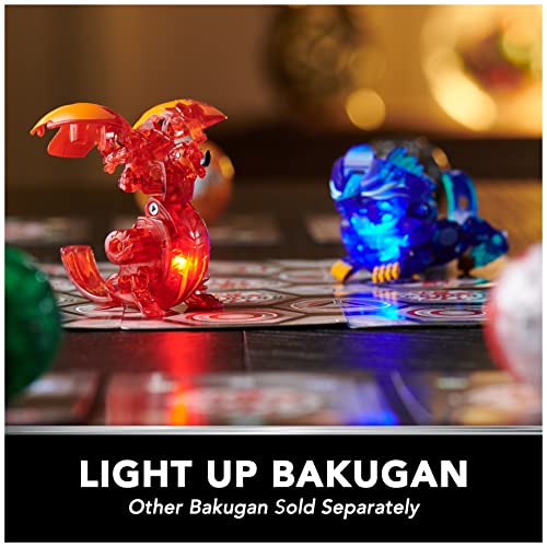 BAKUGAN Legends, Nova, Dragonoid, Figuras de acción iluminan, 1 Carta de Personaje y Carta Portal Metálica, Juguetes para niños a Partir de 6 años