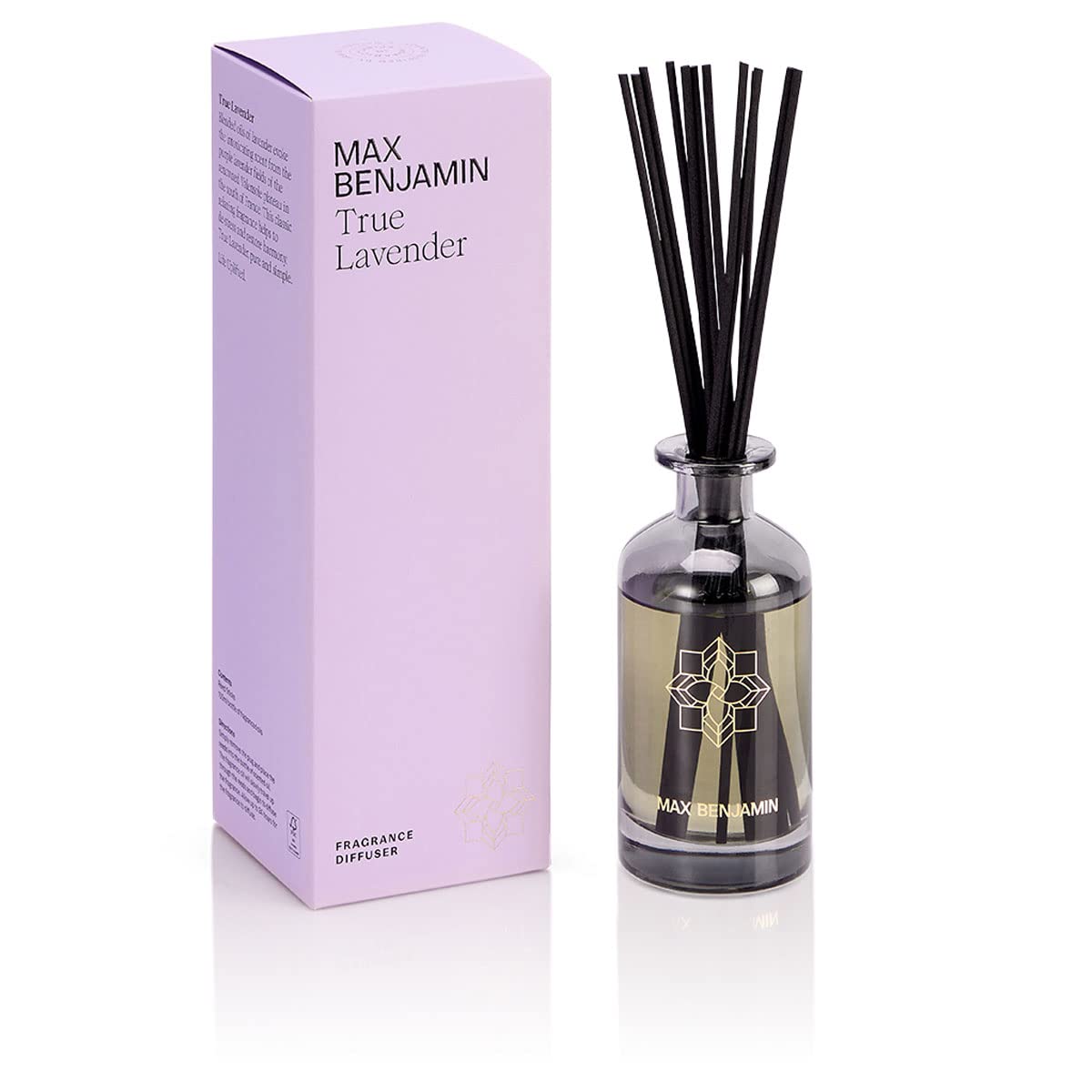 Max Benjamin Diffuser True Lavender, Raumduft aus 100% reinen Duftölen; Ohne Alkohol - RB-D08