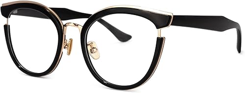 VOOGLAM Gafas de bloqueo de luz azul ojo de gato para mujer, gafas antirrayos UV, gafas retro disponible en Yaxa Peru