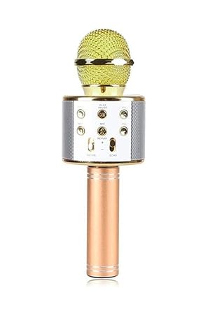 Teknosepetim New Model Magic Karaoke Microphone Bluetooth Aux Sdkart Speaker, Nocolor-5805A1E3
