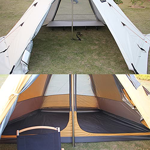 Carpa tipi octogonal portátil para camping miniatura 2