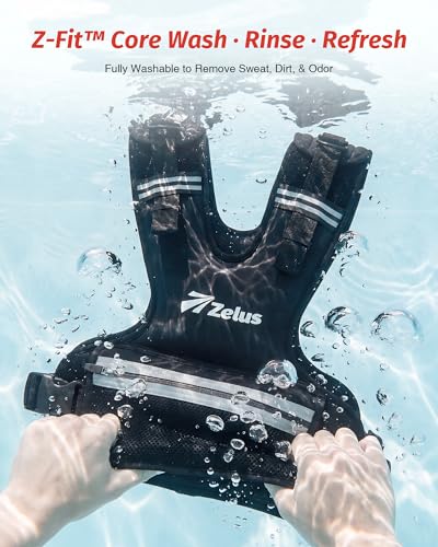 Image of ZELUS Weighted Vest, Z-Fit Soft Iron Adjustable Weighted Vest for Women and Men, Ultra Thin Weight Vest for Home Gym Strength Training Weight Loss Workout, 08-14lb /11-20lb /20-32lb.