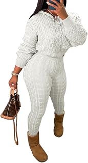 Knit Two Piece Outfits For Women Sweater Sets
